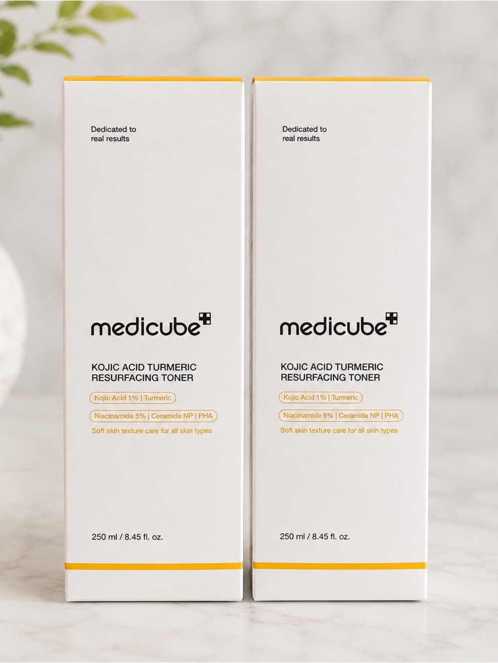 NEW! 2 PACK Medicube Kojic Acid Turmeric Resurfacing Toner 250ml Korean Skincare